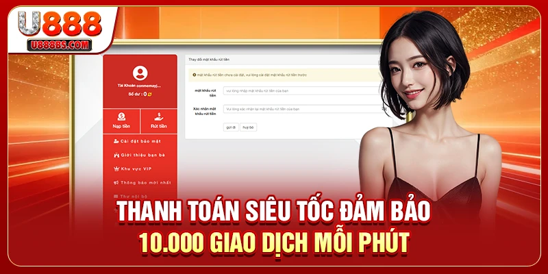 Thanh toán siêu tốc đảm bảo 10.000 giao dịch mỗi phút